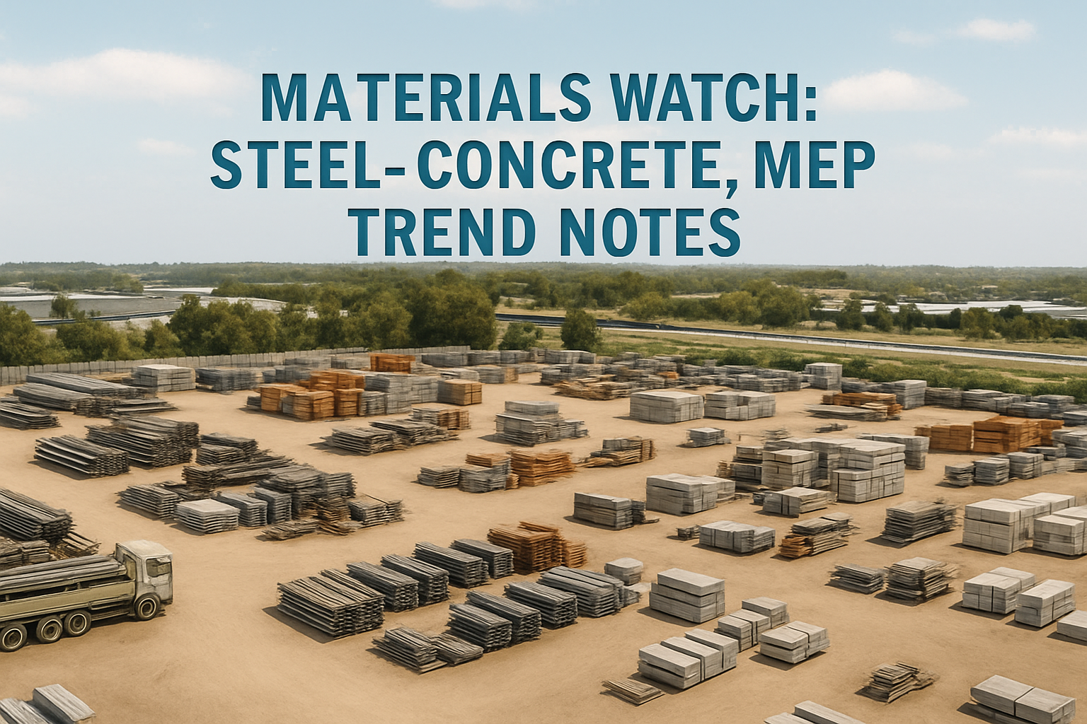 Materials Watch: Steel, Concrete, MEP – Trend Notes
